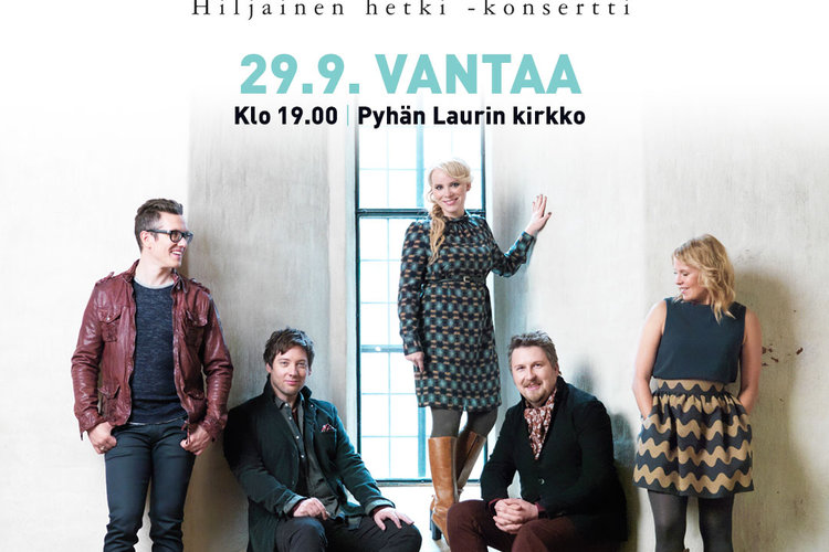 Lauluyhtye Club For Five: Hiljainen hetki -konsertti Lauluyhtye Club For Five: Hiljainen hetki -konsertti