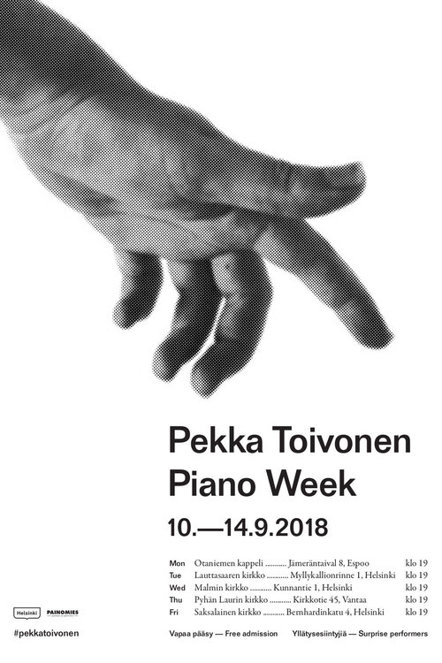 Pekka Toivonen Piano Weekin konsertti Pyhän Laurin kirkossa Pekka Toivonen Piano Weekin konsertti Pyhän Laurin kirkossa