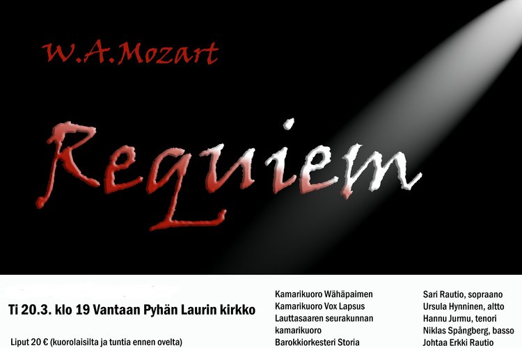 W. A. Mozart: Requiem (KV 626) W. A. Mozart: Requiem (KV 626)