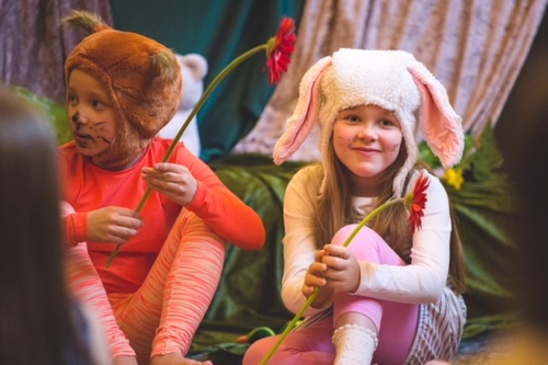 pupu ja orava lastenkonsertissa