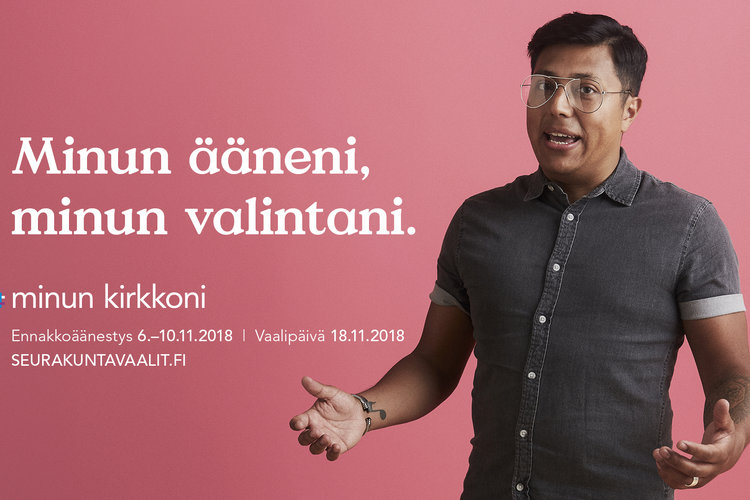 Vaalien kampanjakuva: Minun ääneni, minun valintani