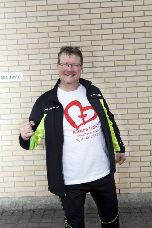 Hannu Pöntinen Yhteisvastuulenkillä