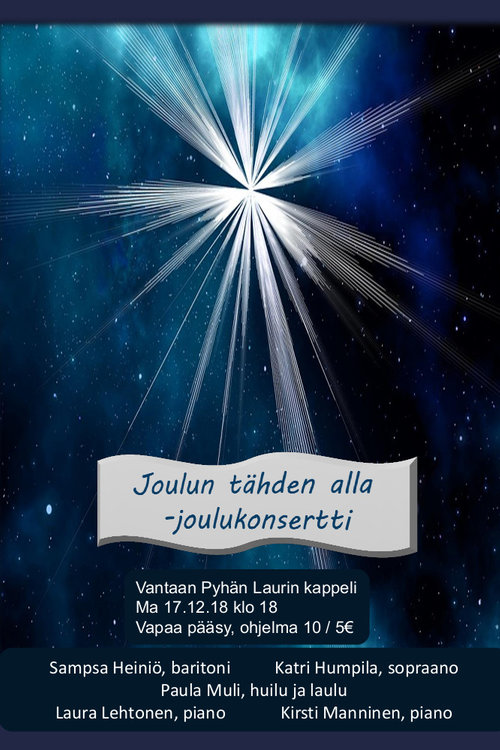Joulun tähden alla -joulukonsertti Joulun tähden alla -joulukonsertti