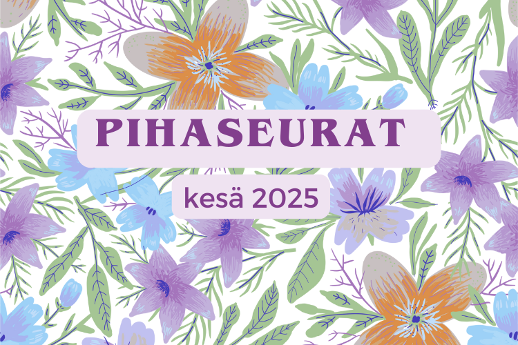 Pihaseurat Värikkäitä graafisia kukkia