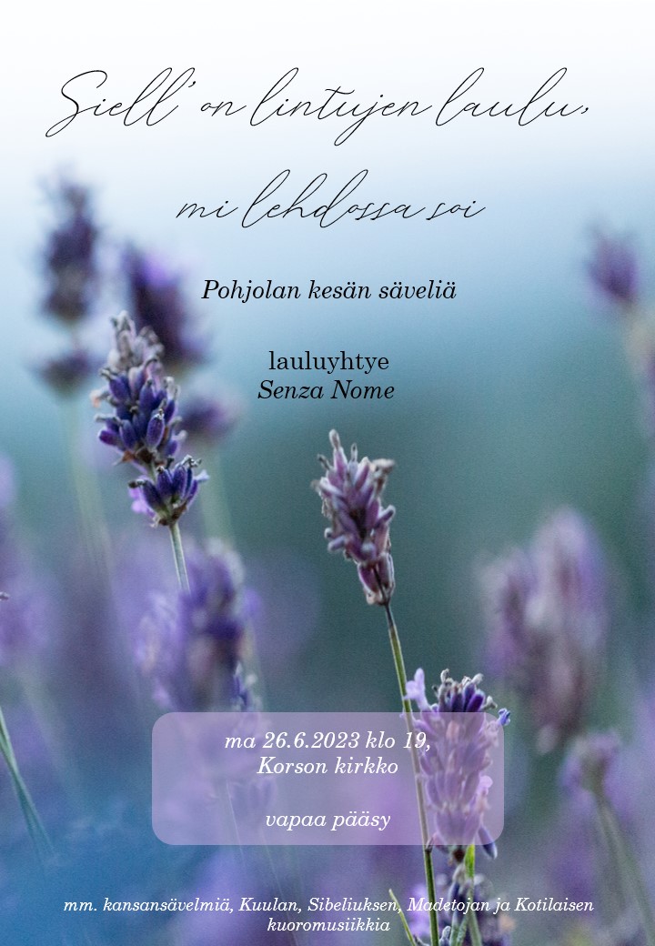 konsertin juliste