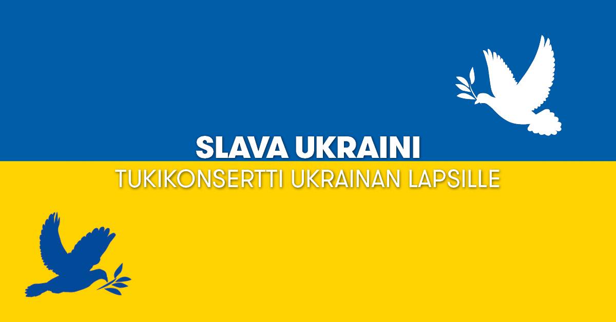 Slava Ukraini – Vantaan musiikkiopiston tukikonsertti Ukrainan lapsille.