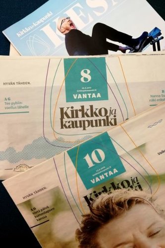 Kirkko ja kaupunki on pääkaupunkiseudun seurakuntien yhteinen seurakuntamedia. Kuva: Lotta Numminen.