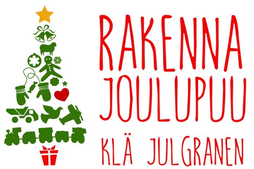 Rakenna joulupuu -logo.