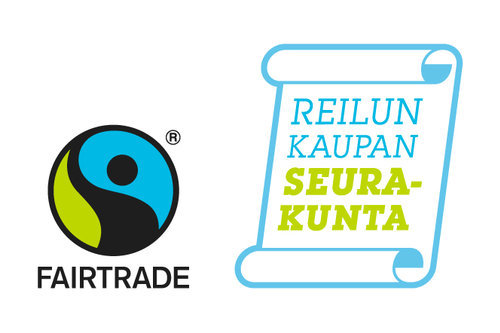 Reilun kaupan seurakunnan tunnus.